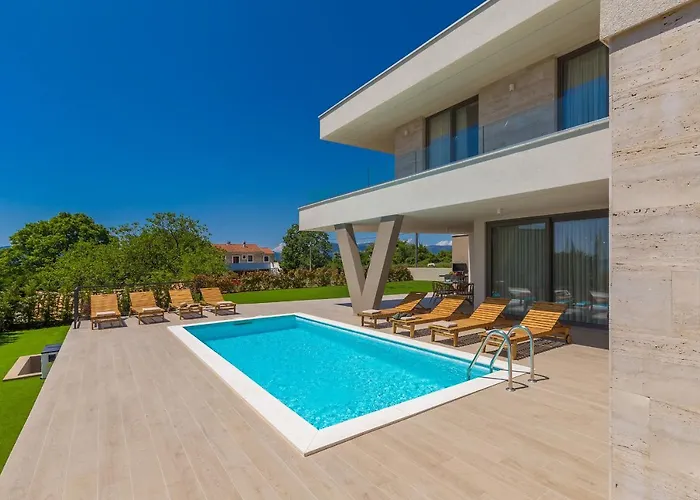 Villa Vista With Private Pool And Sauna Linardići